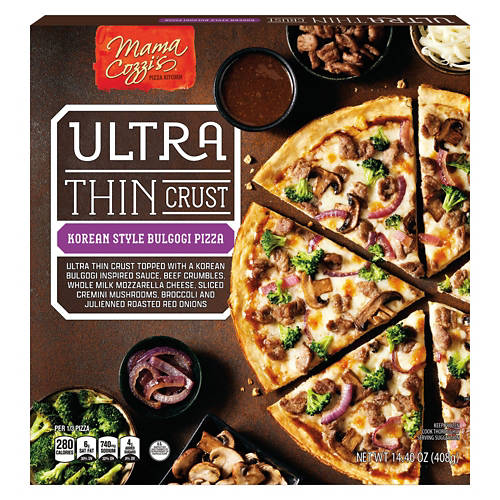 Mama Cozzi's Pizza Kitchen Ultra Thin Korean Style Bulgogi Pizza
